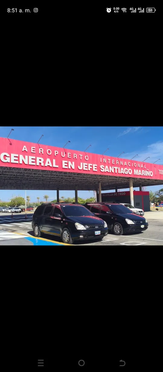 Van ejecutiva de Servicio de vans ejecutivas en el aeropuerto de Margarita